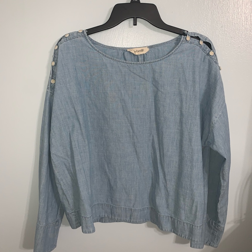 MADEWELL JEAN TOP!!